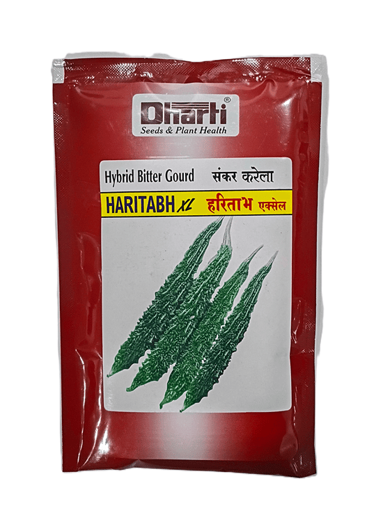 Hybrid Bittergourd Haritabh 50gm by Dharti Seeds Hybrid Bittergourd Haritabh 50gm by Dharti Seeds